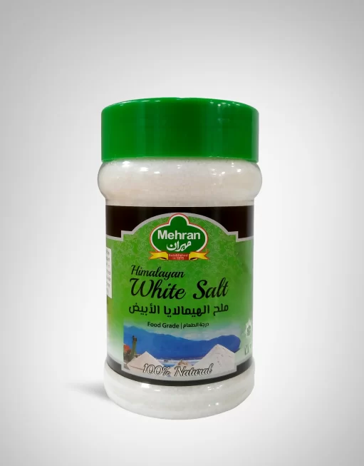 Himalayan White Salt Jar